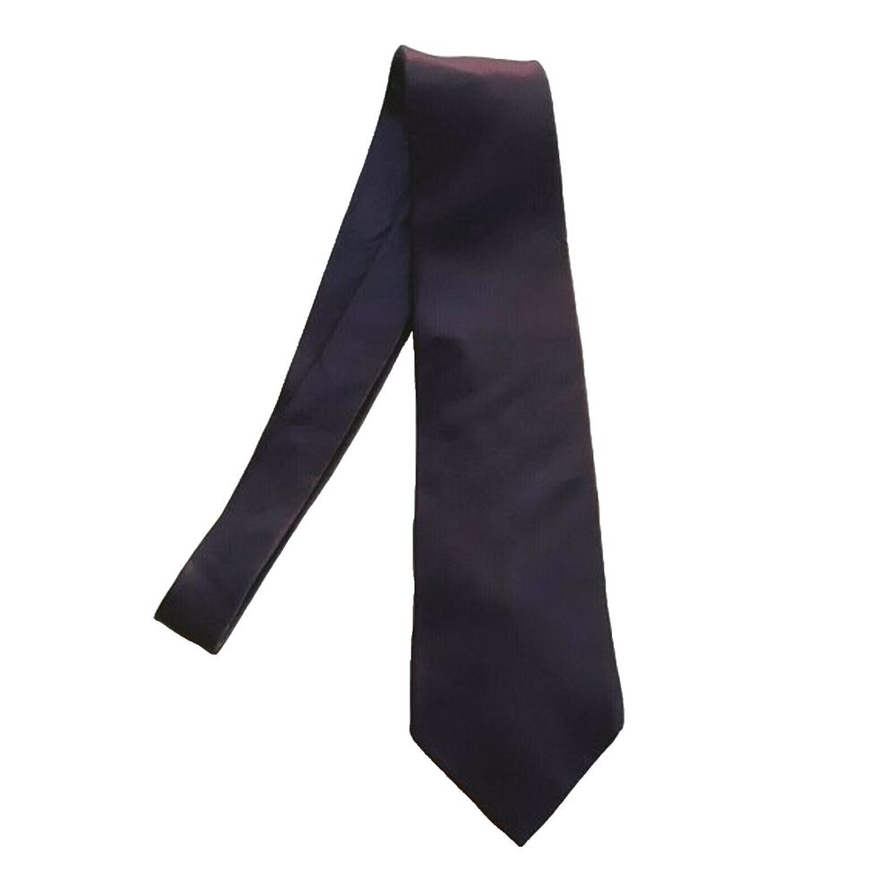 SAVILE ROW 100% Imported Silk Mens Business Tie Purple Wine USA